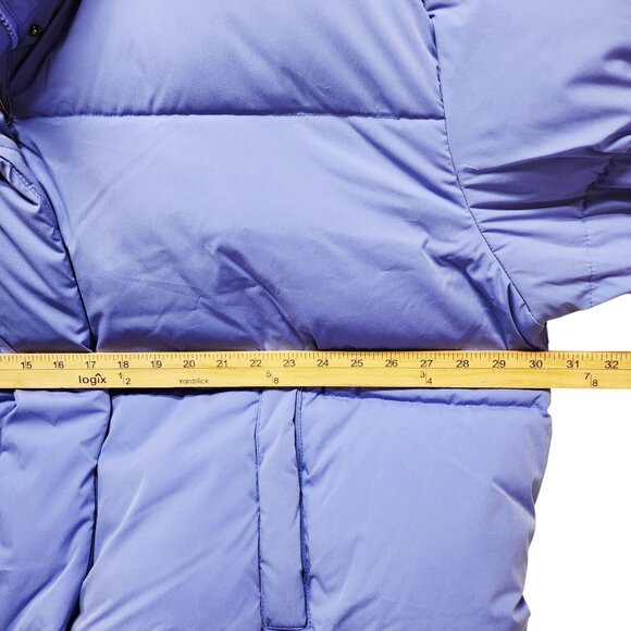 Essentials Womens Size 4X Purple Puffer Jacket With Pockets - Picture 5 of 5
